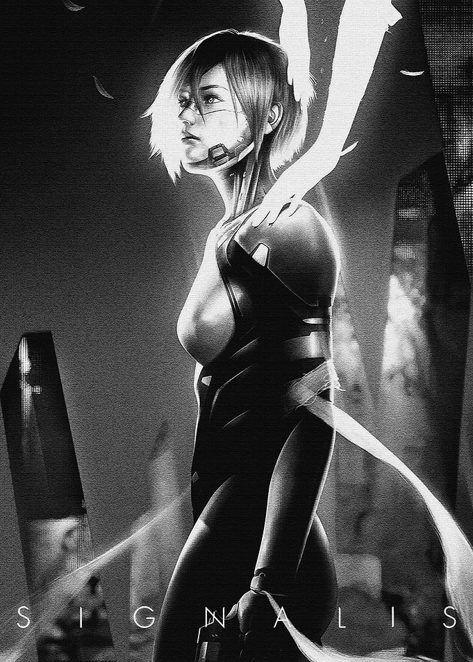 Elster from Signalis Digital Art