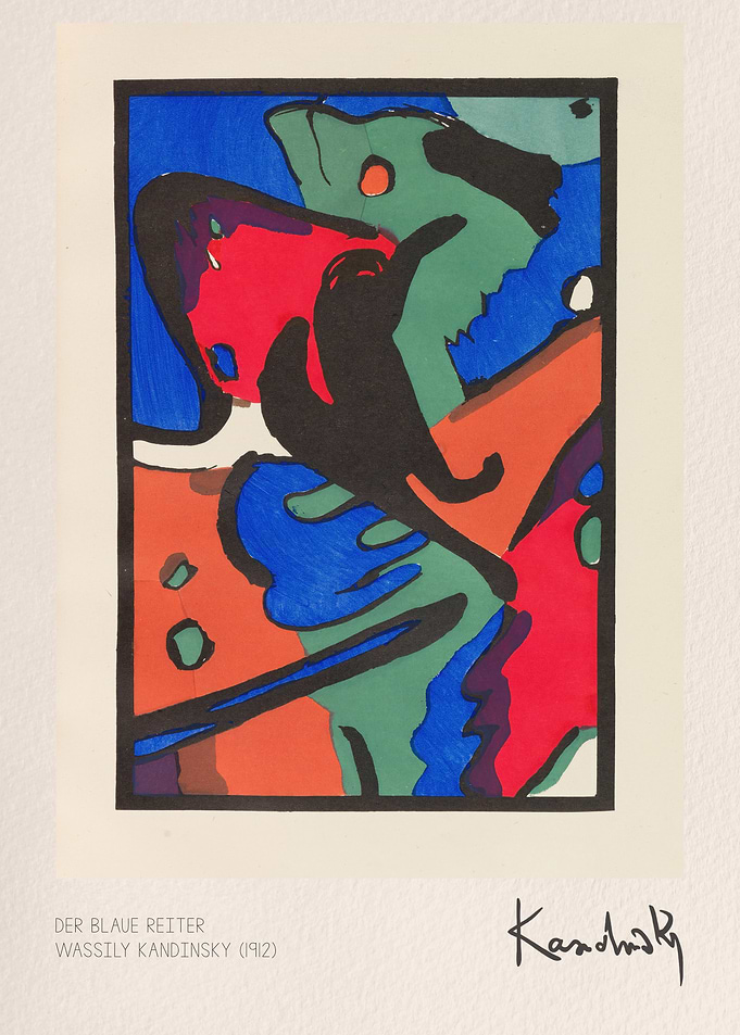 Wassily Kandinsky Der Blaue Reiter Print