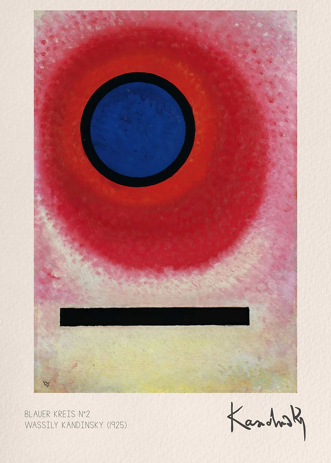 Wassily Kandinsky Blauer Kreis No. 2