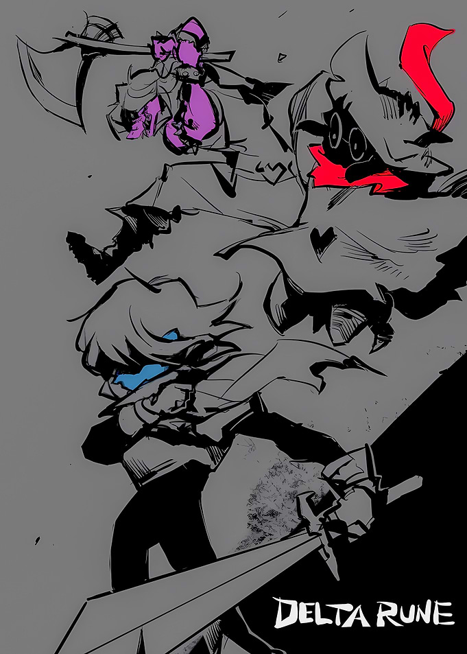 Deltarune Character Illustration