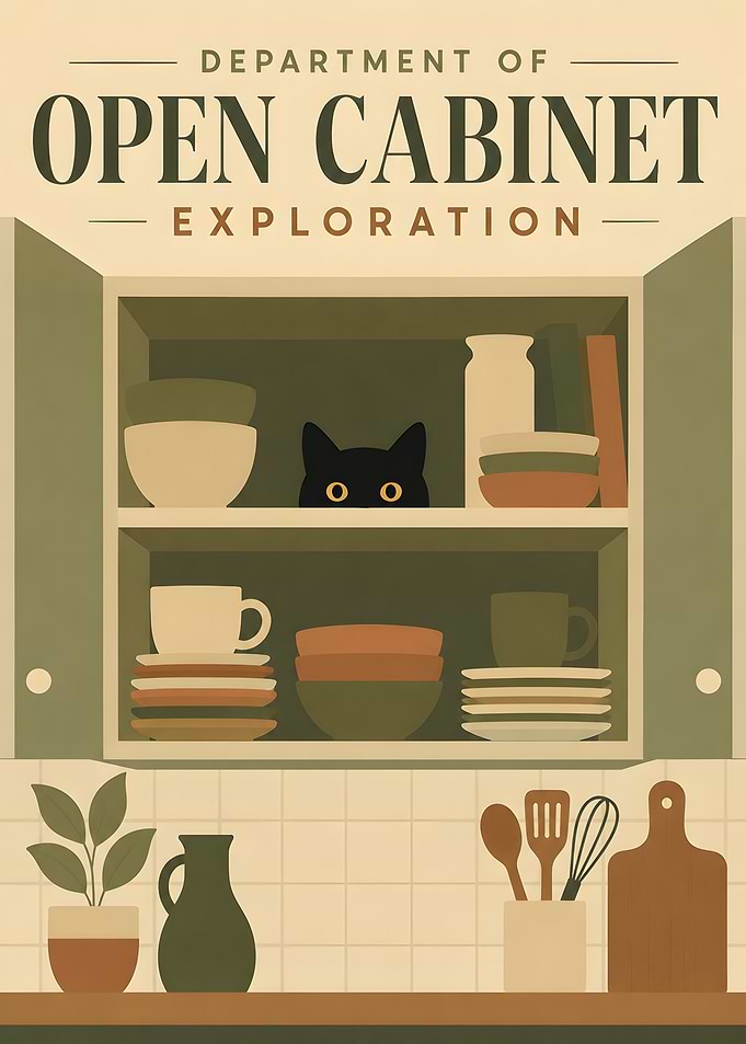 Department of Open Cabinet Exploration Poster