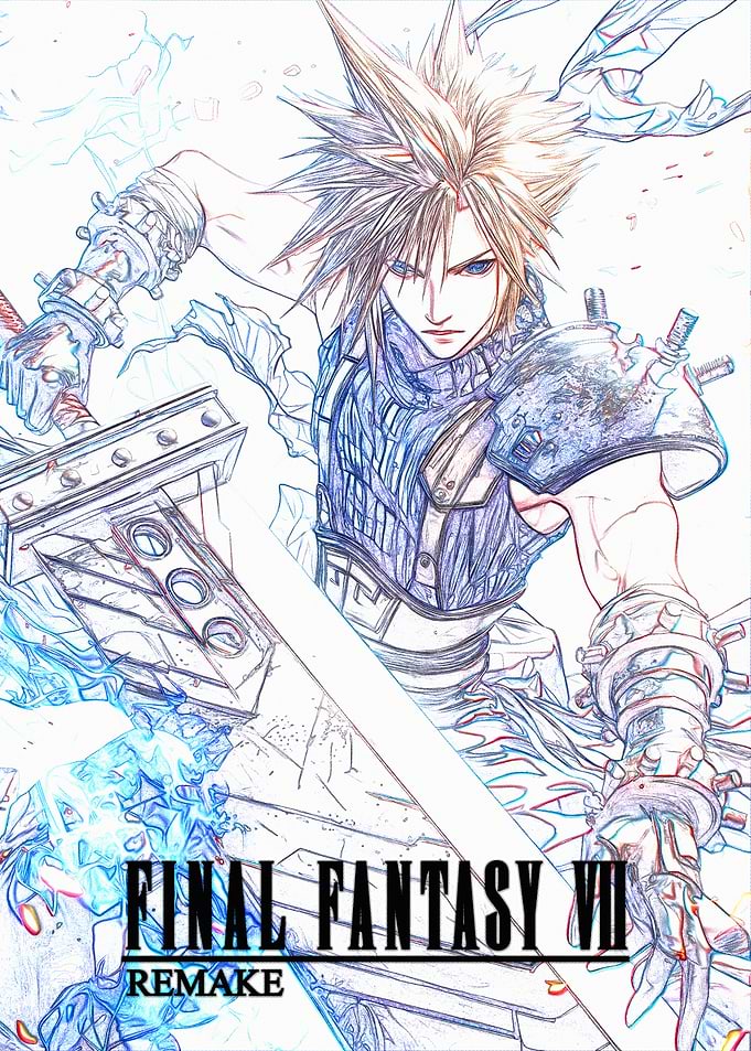 Cloud Strife Final Fantasy VII Remake