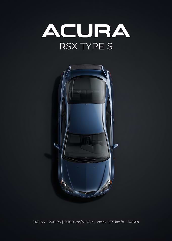 Acura RSX Type S Top View