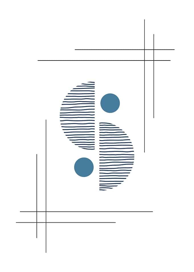 Minimalist Abstract Geometric Wall Art