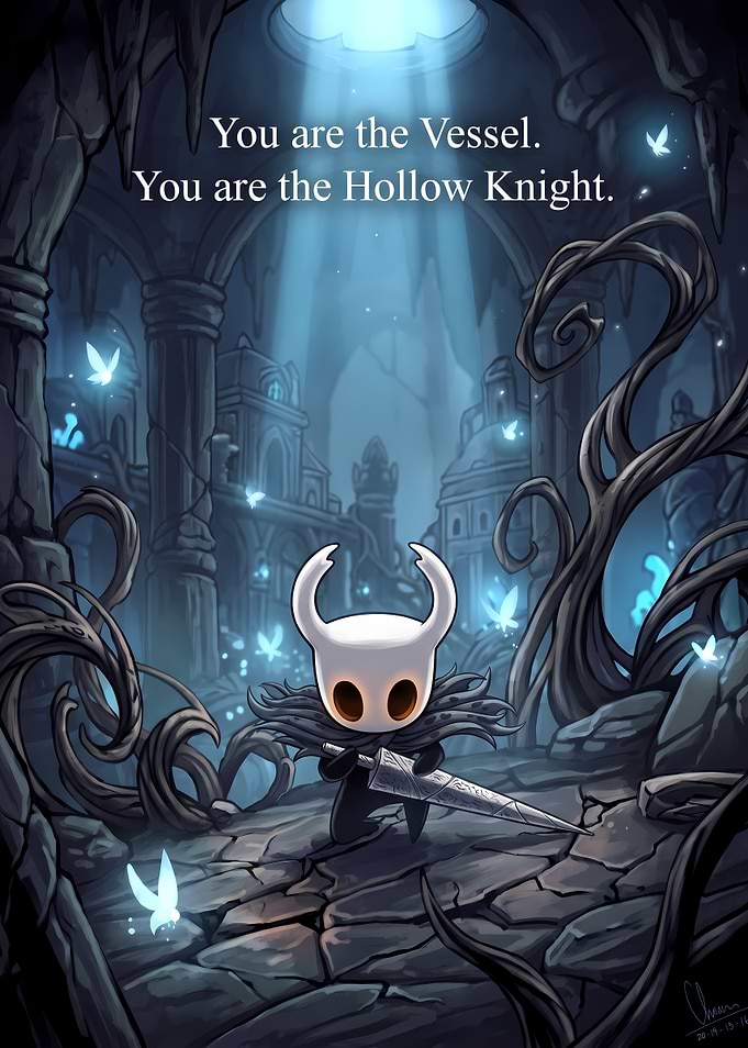 Hollow Knight Vessel Digital Art