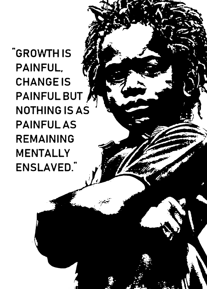 Inspirational Quote Poster with Portrait