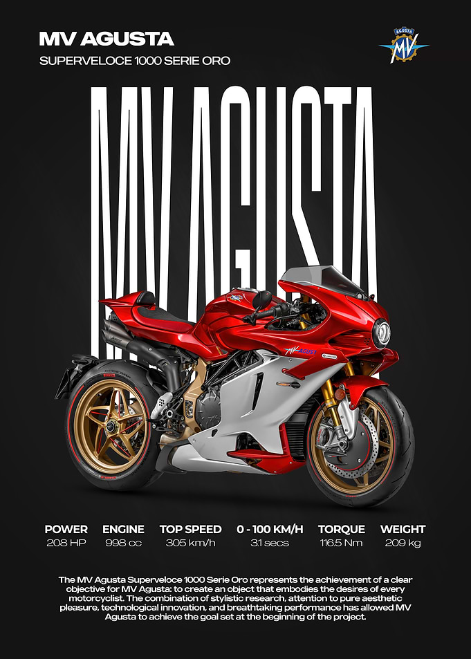 MV Agusta Superveloce 1000 Serie Oro