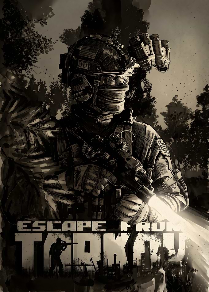 Escape From Tarkov Soldier Poster
