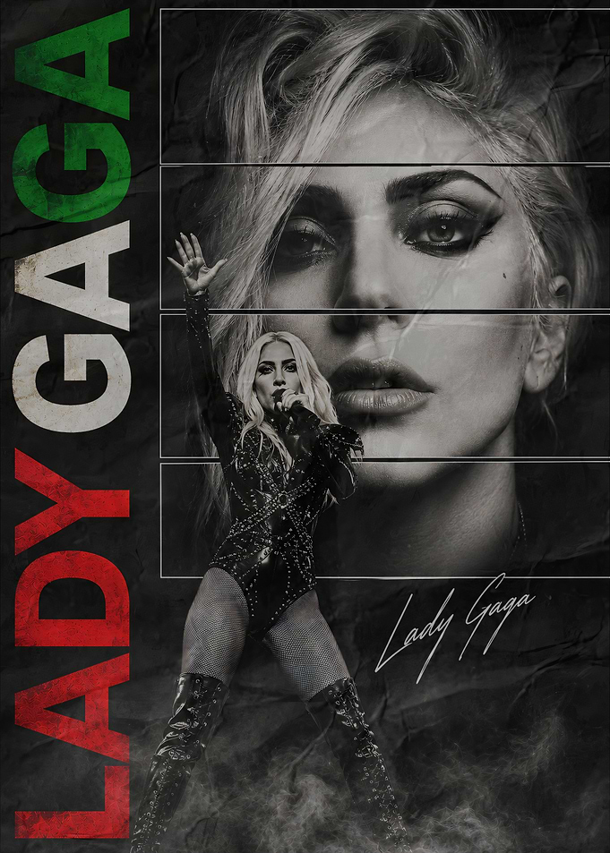 Lady Gaga Performance Poster