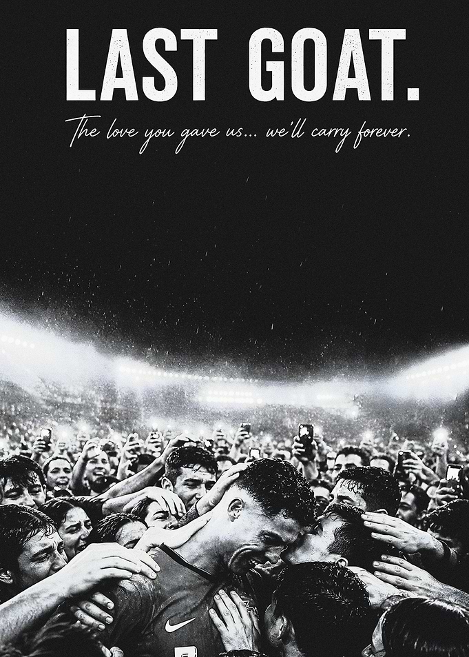 Cristiano Ronaldo Last GOAT Tribute Poster