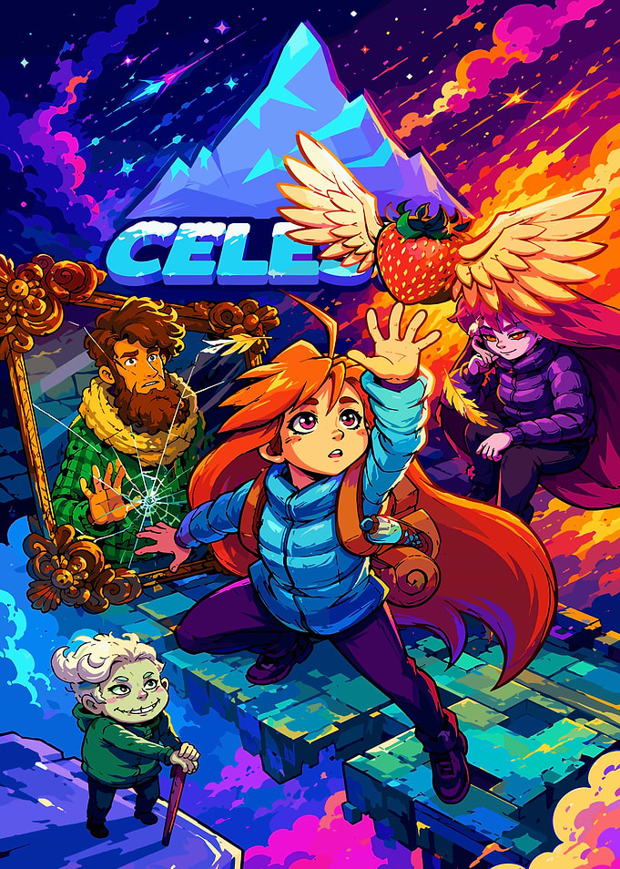 Celeste Game Art Poster