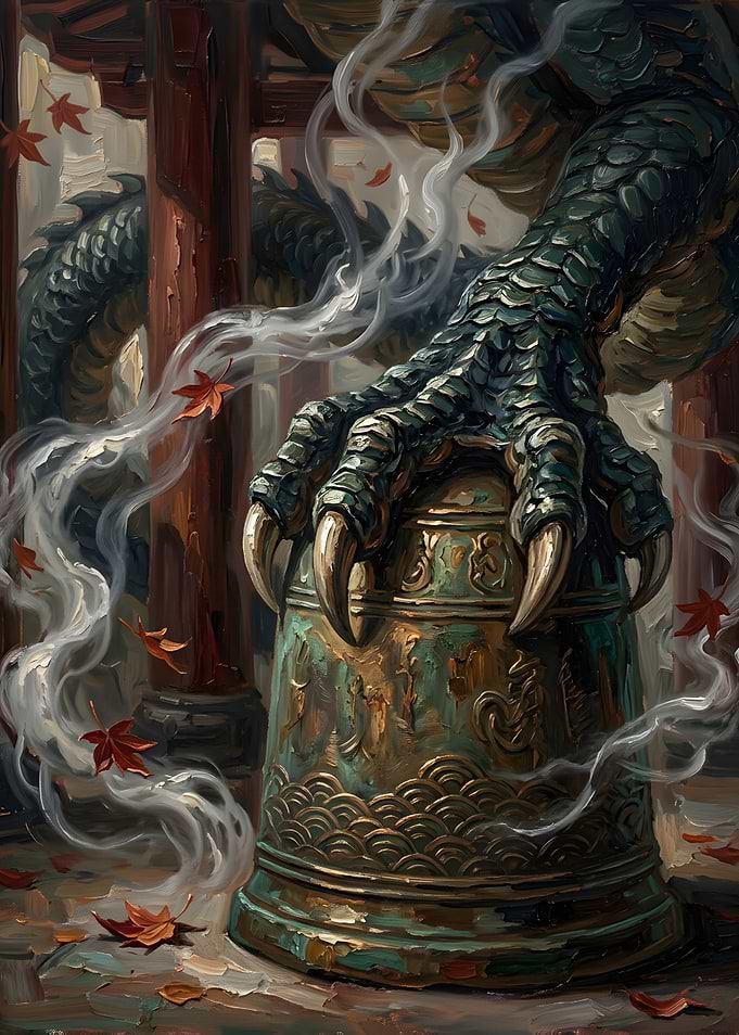 Dragon Claw Grasping Ancient Bell