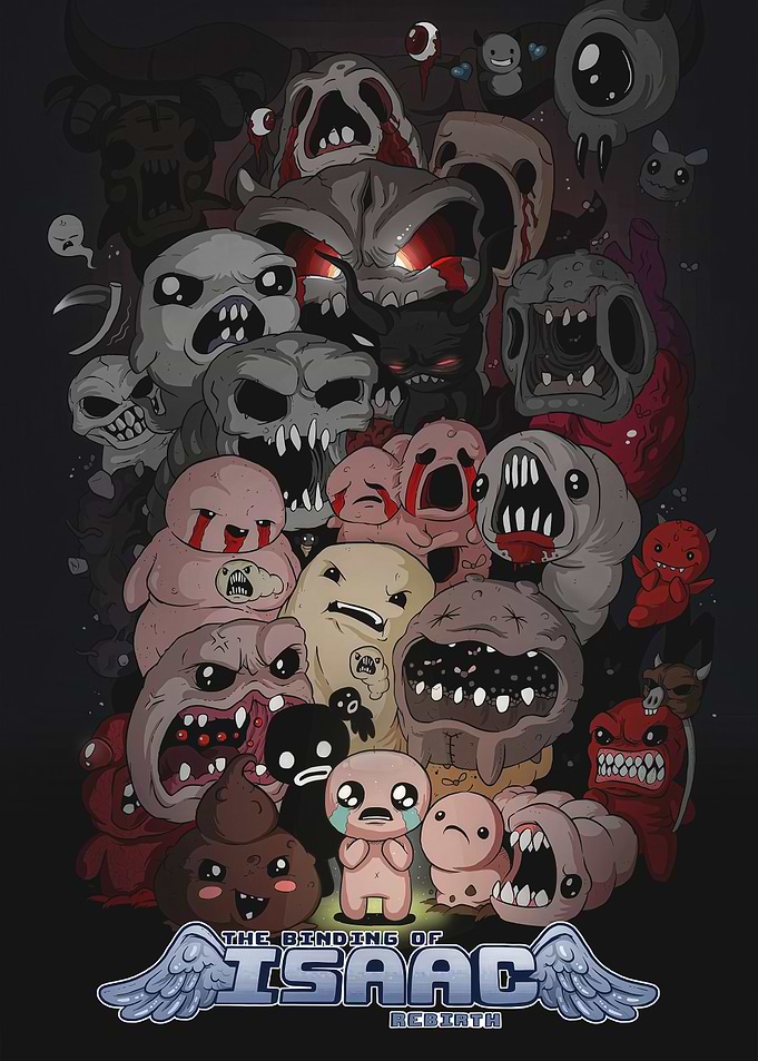 The Binding of Isaac Rebirth Poster