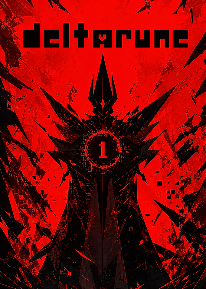Deltarune Chapter 1 Red Poster
