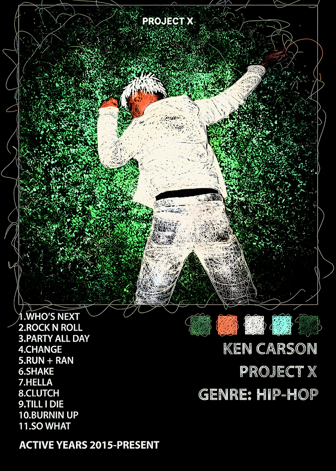 Ken Carson Project X Album Poster