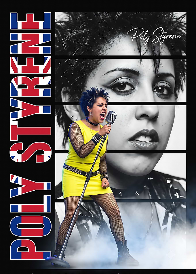 Poly Styrene Punk Rock Poster