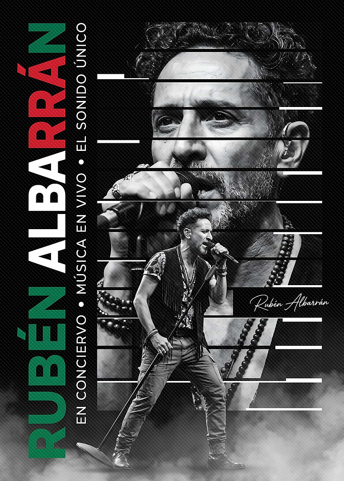Rubén Albarrán Concert Poster