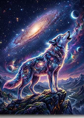 Cosmic Wolf Howling at Galaxy