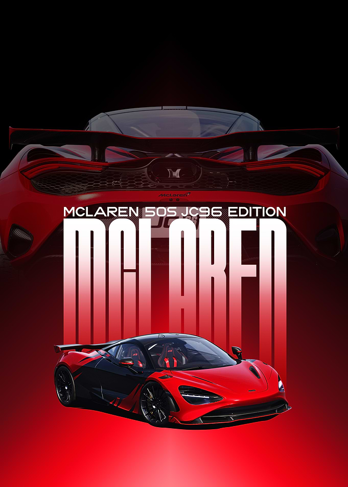 McLaren 50S JC96 Edition Poster