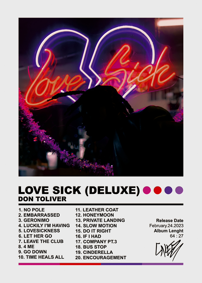 Don Toliver Love Sick Album Poster