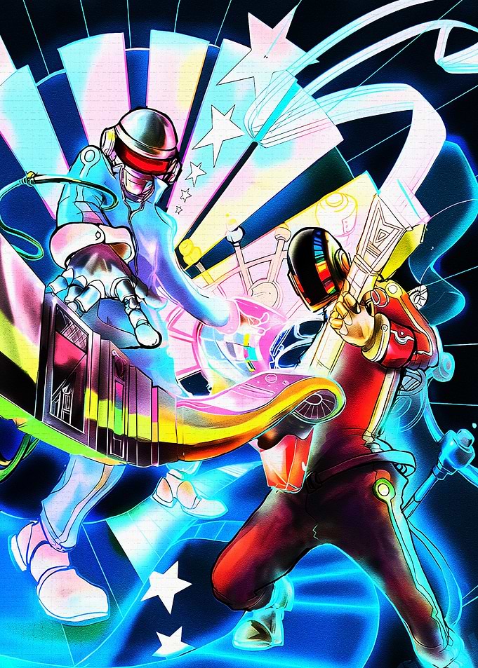 Daft Punk Interstella 5555 Fan Art