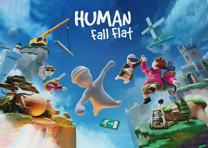 Human Fall Flat Game Key Art