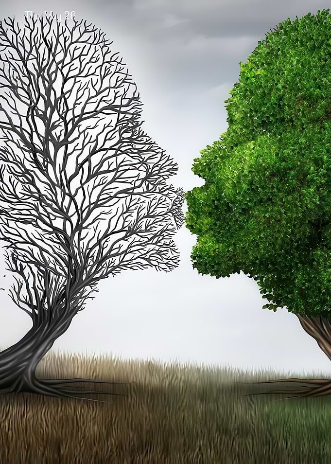 Two Trees Facing Each Other