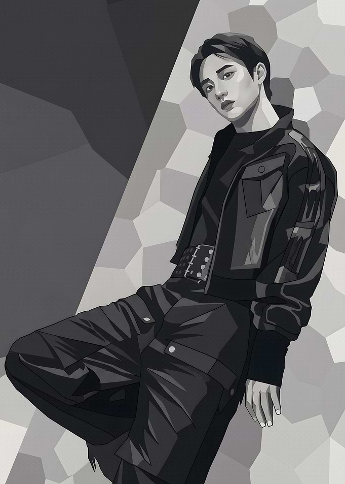 Do Kyung Soo EXO Digital Portrait