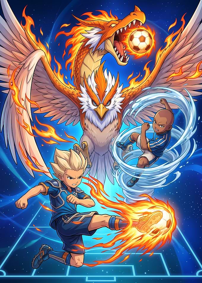 Inazuma Eleven Anime Soccer Action