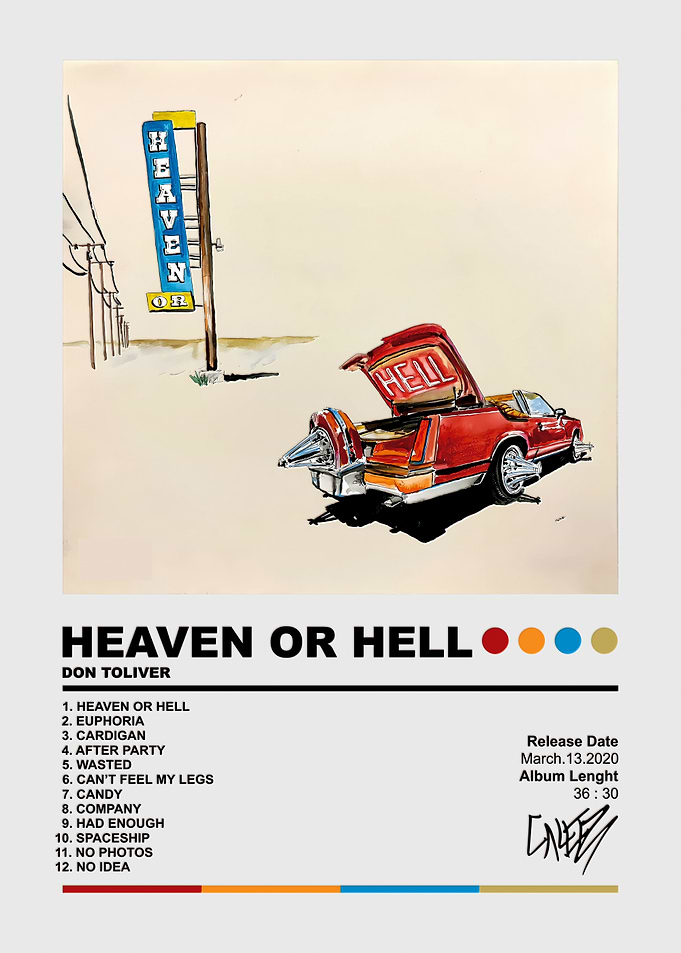 Don Toliver Heaven or Hell Poster