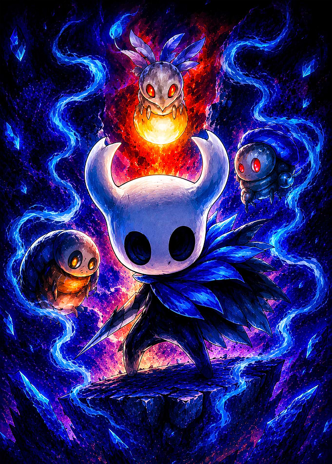 The Knight from Hollow Knight