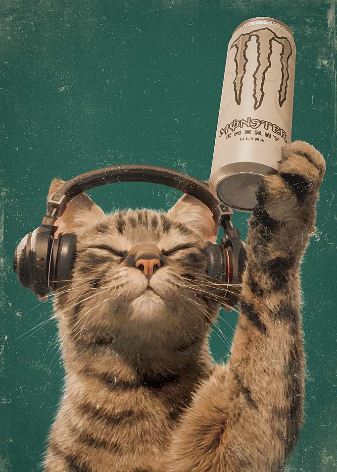 Cool Gaming Cat