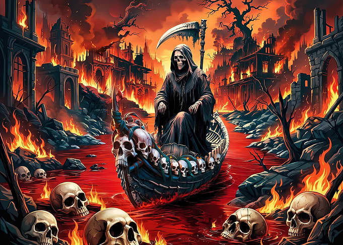 Grim Reaper on River of Souls