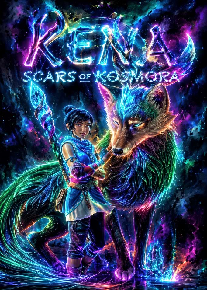 Kena Scars of Kosmora Fantasy Poster