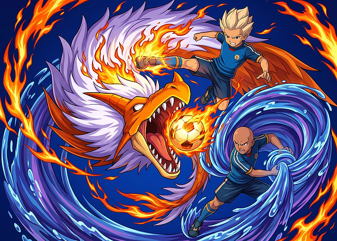 Inazuma Eleven Fire and Water Soccer