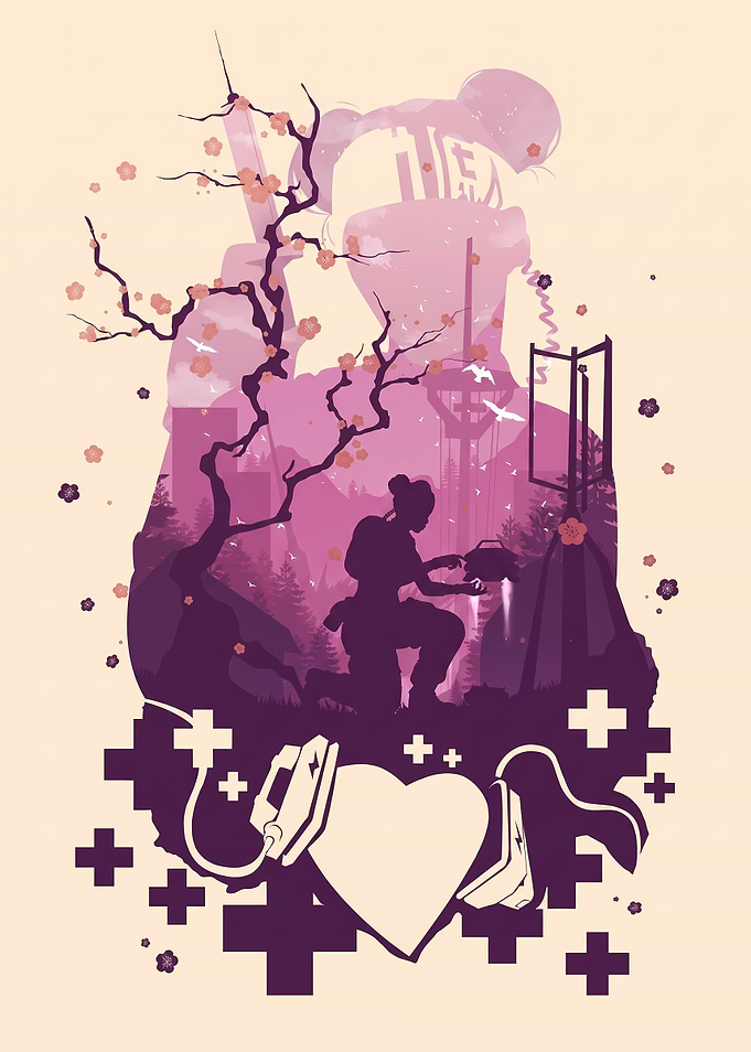 Apex Legends Lifeline Minimalist Poster