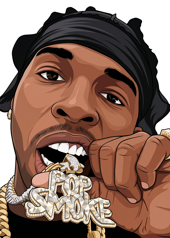 Pop Smoke Portrait