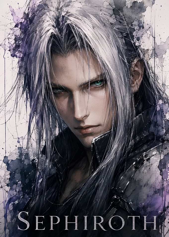 Sephiroth Final Fantasy Portrait
