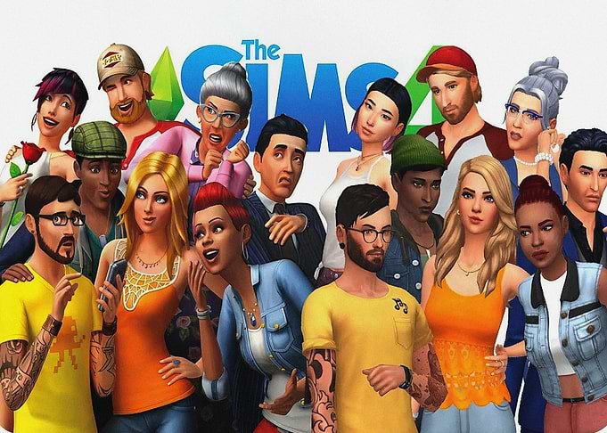 The Sims 4 Character Collage