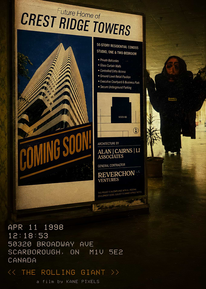 The Rolling Giant Kane Pixels Poster