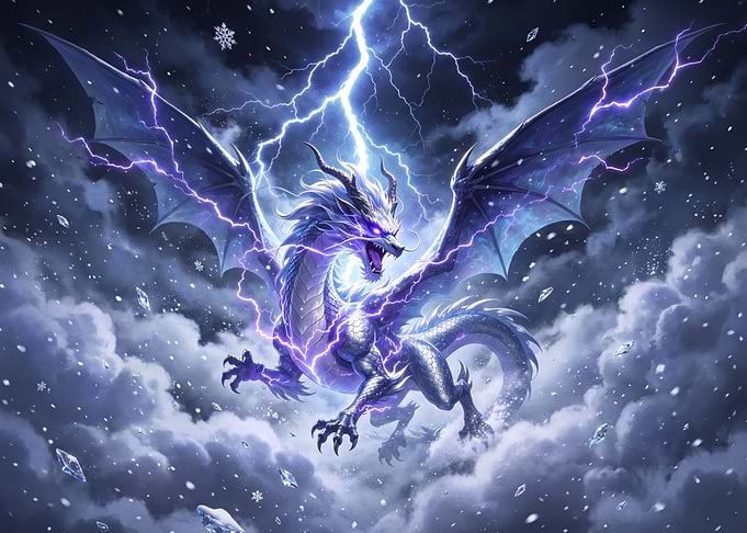 Electric Storm Ice Dragon