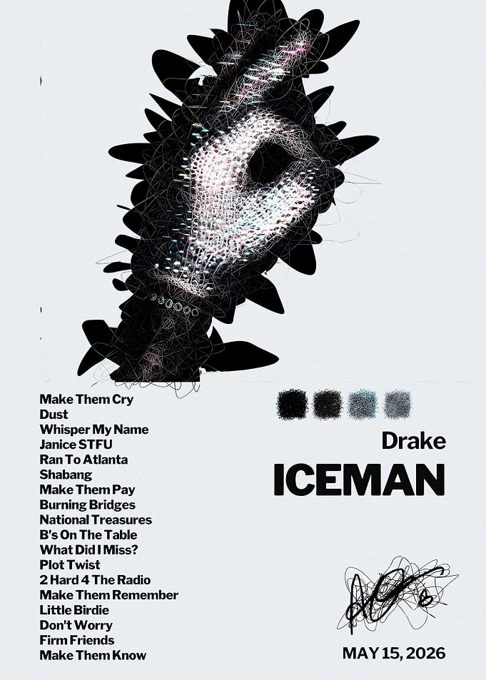 Drake ICEMAN Album Concept Poster