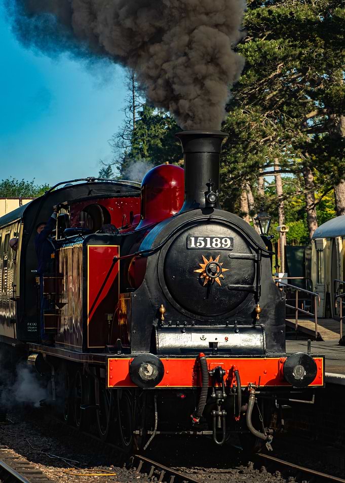 Vintage Steam Locomotive 15189