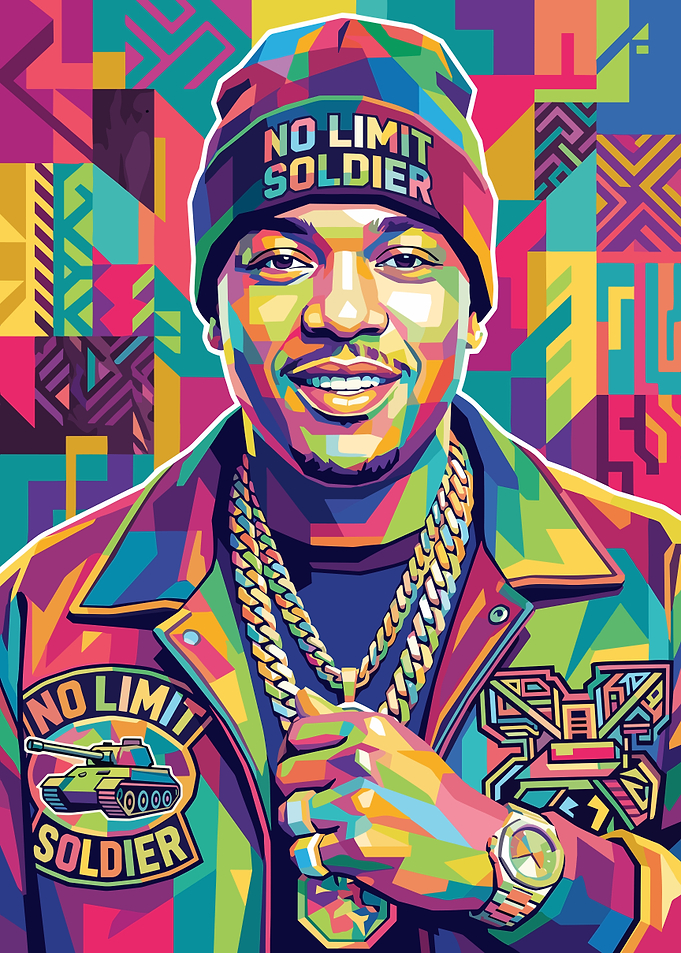 Master P Pop Art Portrait