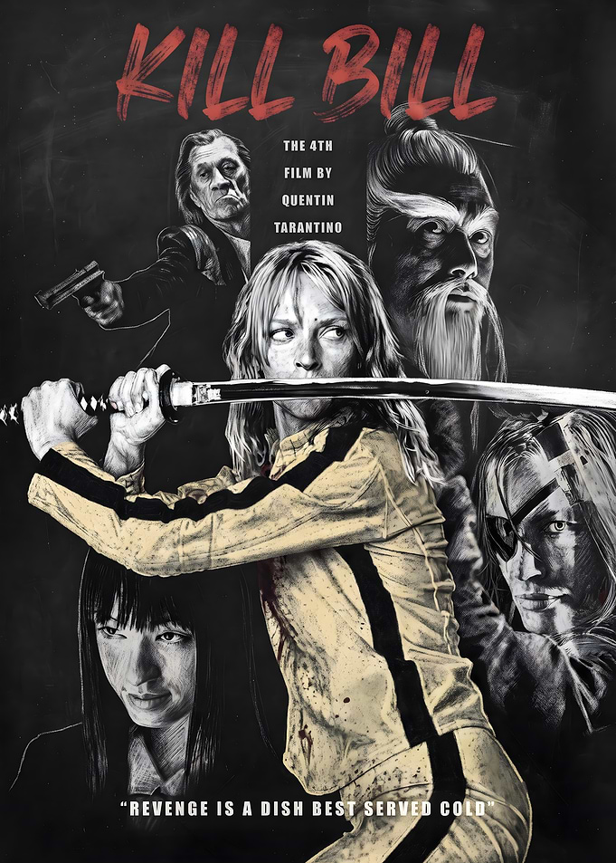 Kill Bill Movie Poster Art