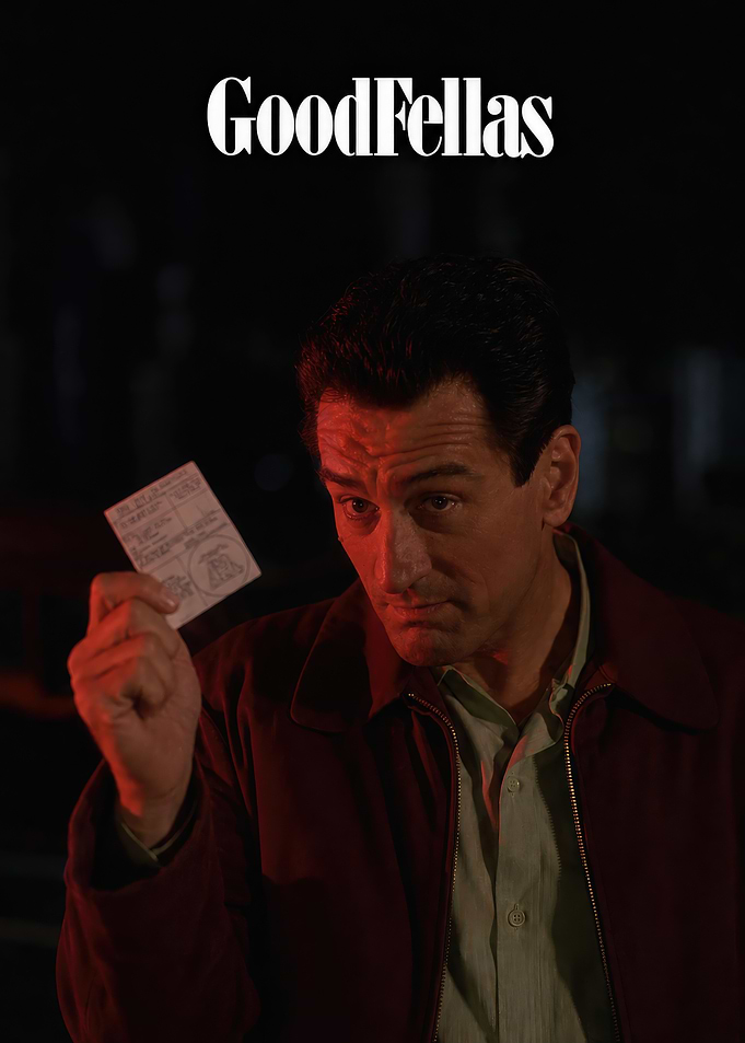 Goodfellas Movie Poster Featuring Robert De Niro