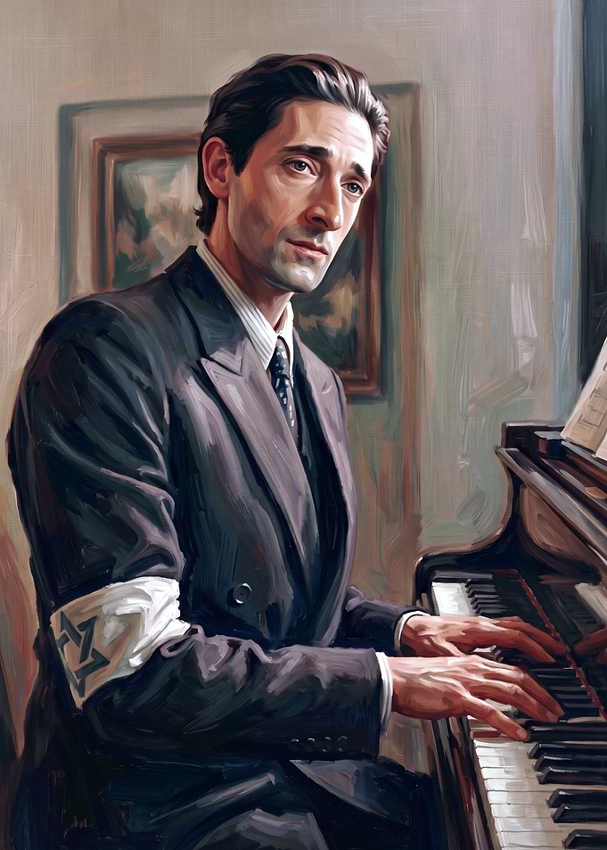 Adrien Brody as The Pianist