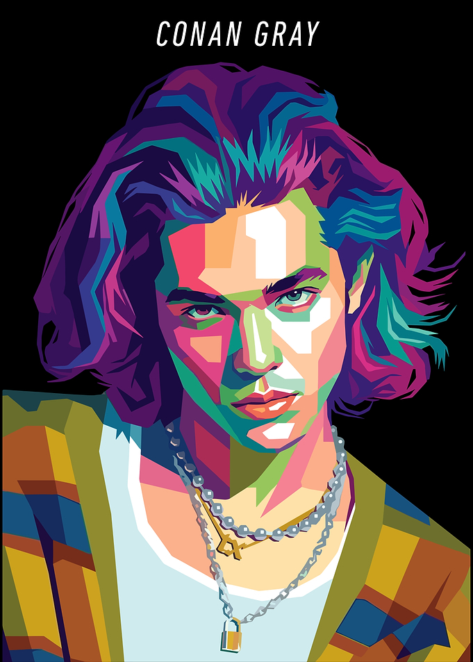Conan Gray Pop Art Portrait