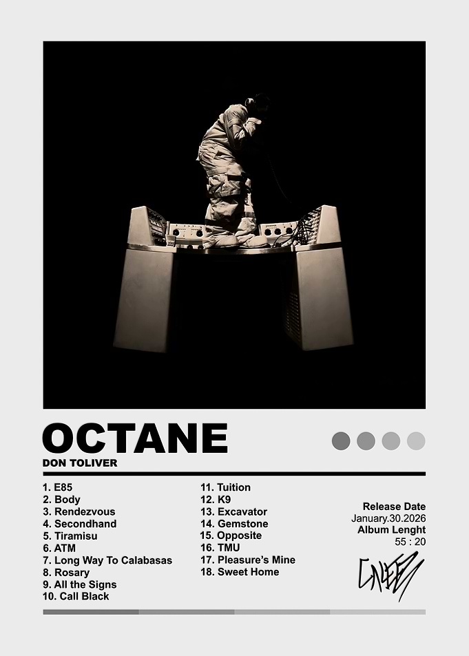 Don Toliver Octane Album Poster