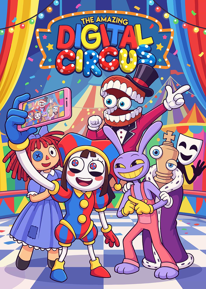 The Amazing Digital Circus Group Selfie